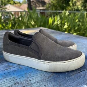 UGG Sammy Grey Suede Sz 8 M Slip-On Women's Shoes 111